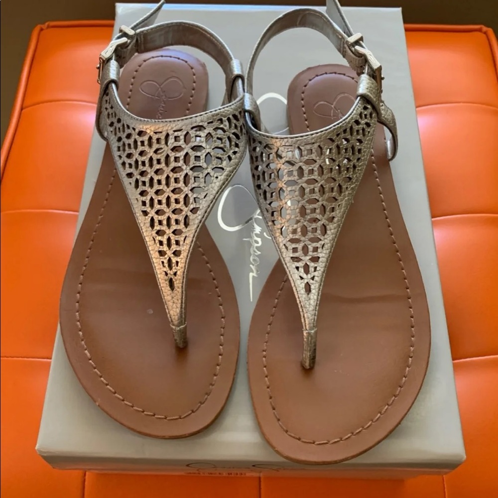 Jessica Simpson Silver Sandal